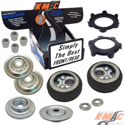 Holden 201816 N Front <br />Commodore ’03 VR to 17’ VE/VF <br />FITS Coil Overs 60 to 70 I.D<br />Top Strut Mounts <br />Camber & Caster Adj.<br />UNLIKE OTHER BRANDS<br />Not just 1 Offset position (UP TO 3 Degs. EXTRA Pos. or Neg CAMBER)<br />Incl. Magnetic Ride control<br />STEEL – Not Plastic Encased Thrust Bearings ( Pair )