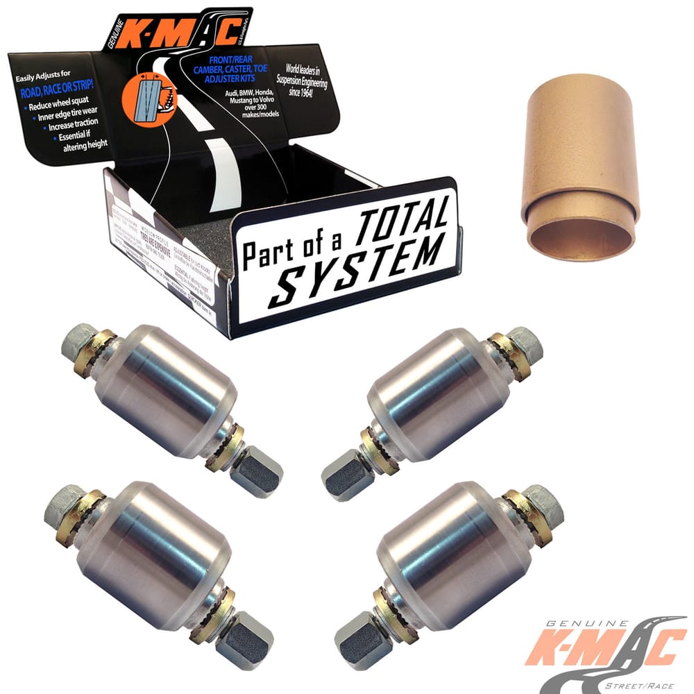 BMW 193826-1K Rear <br />E70, E71, E72, F15, F16, F85<br /> F86 (5/6) incl M ‘X’<br /> (Set of 4)<br />Camber & Toe (Inner) Bush Kit