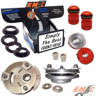 Ford 182516-4L FRONT <br /> Fiesta (’86-’20) <br />( Pair )<br />Top Strut Mounts <br />Camber & Caster adj.  <br />(Stage 2- Street/ Race)