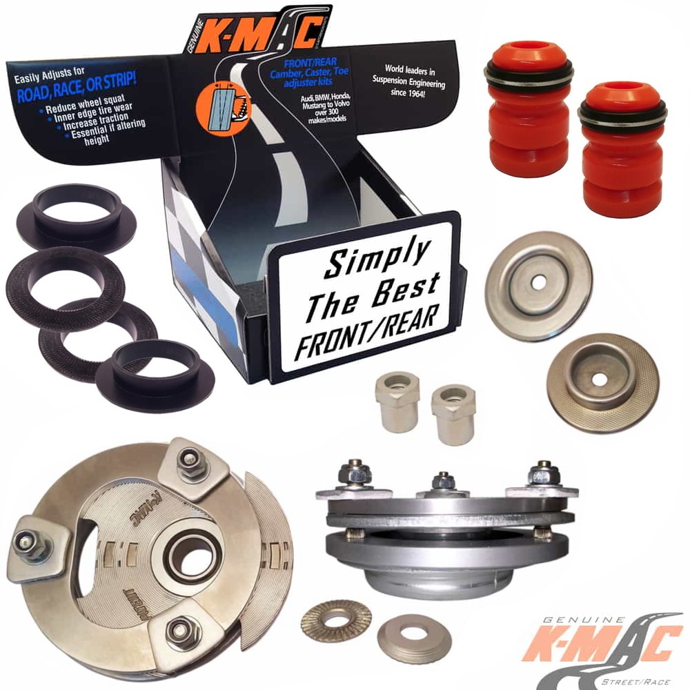 Mazda 182516-4L Front<br />‘2’, 121, Diemo, Metro (’96-’16) <br />( Pair )<br />Top Strut Mounts <br />Camber & Caster adj. <br /> (Stage 2- Street/ Race)