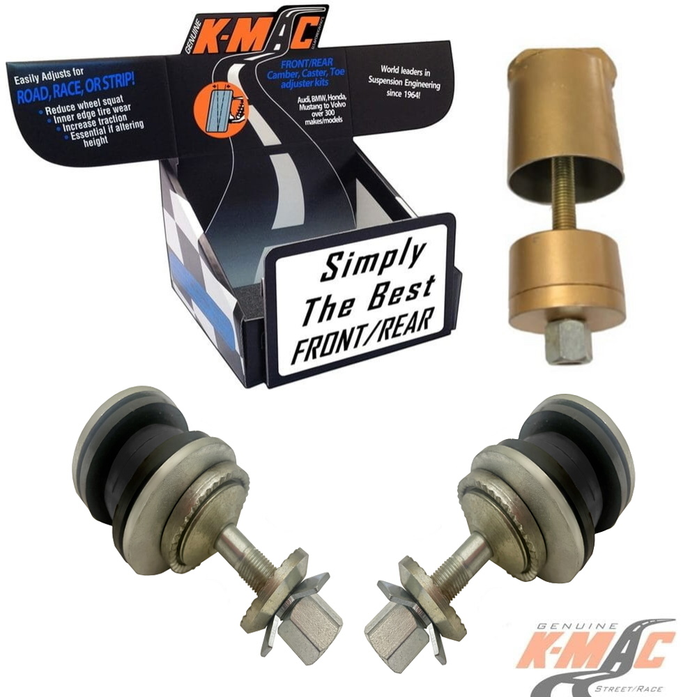 Ford 182926H REAR <br />Mustang (’15-’24)  <br /> Camber Adj. <br />Bush Kit  ( Set of 2 ) <br /> 1/3 Fit Time – Easiest to Adjust