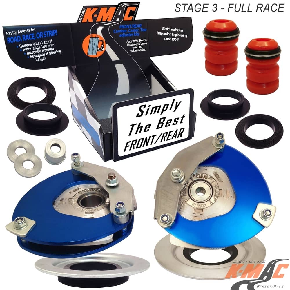 BMW 195316-3N Front <br /> F45 F46 F48 Mini MKIII- F54 F60 Clubman /Countryman<br />(Pair). Top Strut Mounts <br />Camber & Caster adj.  <br />(Stage 3- Full Race)