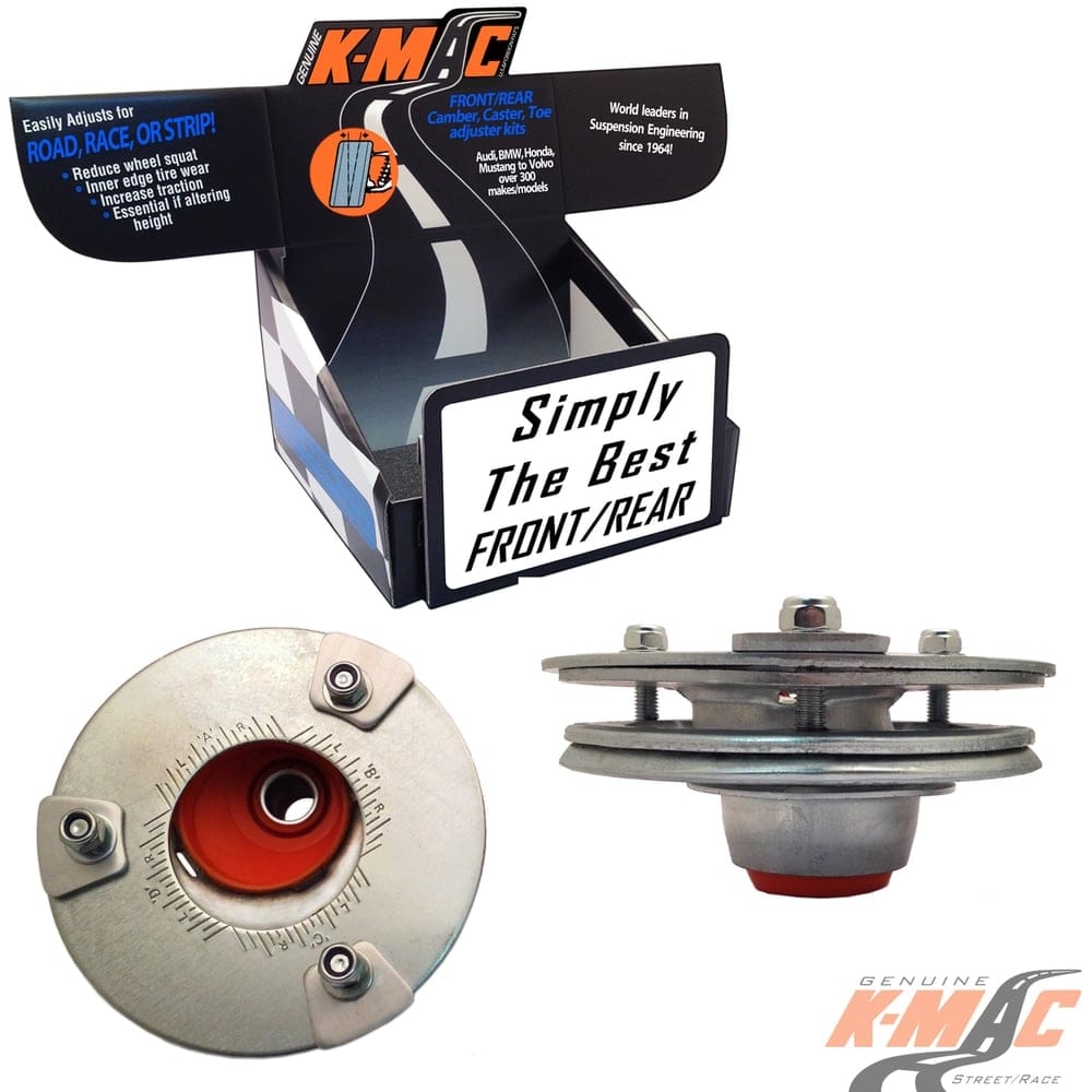 BMW 193616-1J Front <br /> ‘M’ Series E60, E61 M5, E63, E64 M6 (’05-’10)   . (Pair)<br />Top Strut Mounts<br />Camber & Caster adj. <br />(Stage 1- Street)