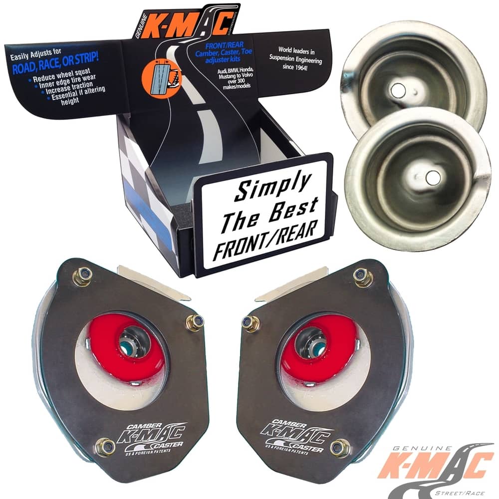 BMW 195016-1J Front <br />Mini MKI R50 (’01-2/’02) . (Pair) <br />Top Strut Mounts <br />Camber & Caster adj. <br />(Stage 1- Street)