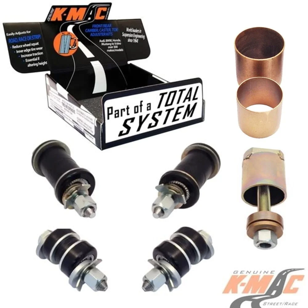 Mercedes 501426J<br />(’82-’03) A208 (CLK) Cabriolet/ Convertible<br />( Set of 4 )<br />Rear Camber & Toe <br />Adj. Bush Kit