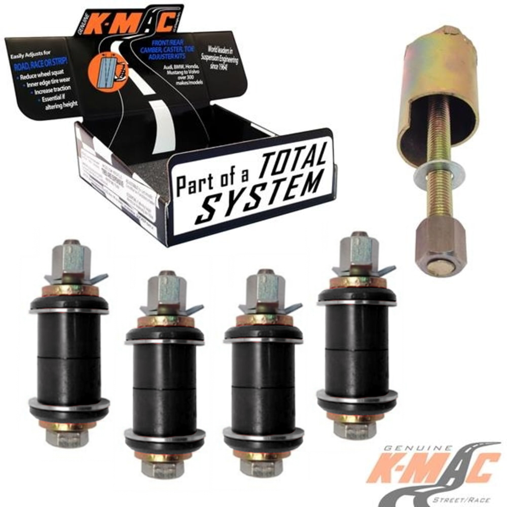 Volkswagen 141026H<br />Bora 4- Motion (’97-’06)<br />Full kit (Loweed)<br />( Set of 4)<br />Rear Camber & Toe<br /> adjustable bushes