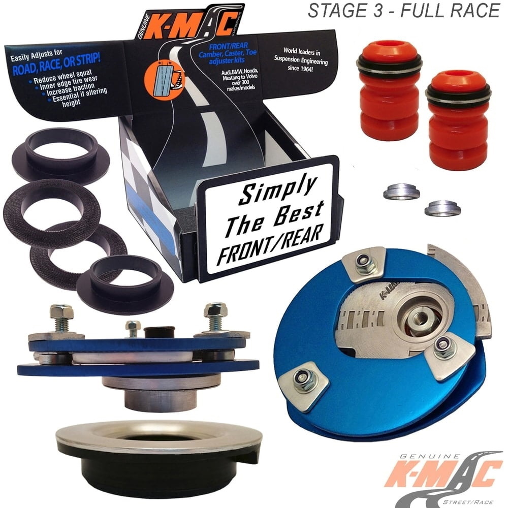 Volkswagen 141416-3L<br />Polo, T Cross, Taigun, Nivus, Tacqua, Taigo, Virtus incl R/GTI (’17-’25) . (Pair)<br />Front Top Strut Mounts <br />Camber & Caster adj.  <br />(Stage 3– Full Race）