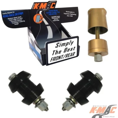BMW 193616-5J Front<br />F15 F16, F85 F86, X5, X6M<br /> ( Pair ) <br />Control Arm Camber  Adjustable Bushing. Ultimate “Mono Ball / Self Aligning” – Allowing also “Tauter Response / Maximum Traction” – By allowing arms to Still travel through their “required suspension arcs” Beware- Don’t be sold substitutes.