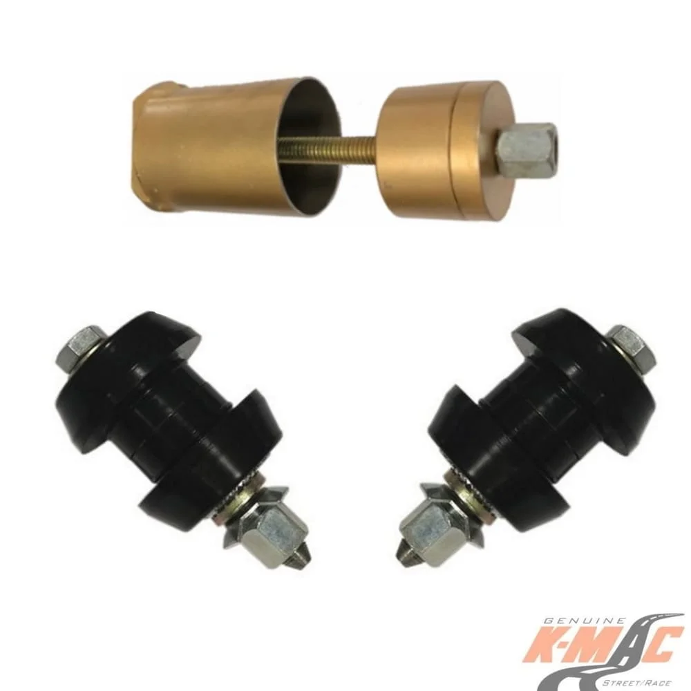 BMW 193616-6H . Front <br /> E24(5/’82-’89), E28, E31, E32, E34, E38, E52, E53 ‘X’, E60, E61, E63, E64, E65, E66 <br />Camber Inner Arm Adj. Bushes (Pair).Ultimate “Mono Ball / Self Aligning” – Allowing also “Tauter Response / Maximum Traction” – By allowing arms to Still travel through their “required suspension arcs” Beware- Don’t be sold substitutes. - Image 2