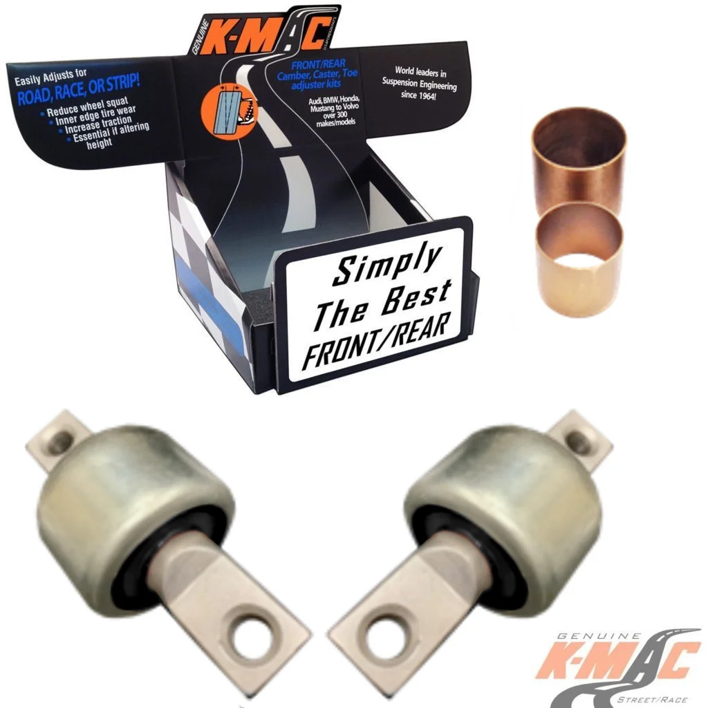 Mercedes 506128 K<br />(’13-’20 ) W176, W245 /W246, C117 /C118, X156 Incl. AMG <br />( Pair )<br /> Rear Trail Arm Front Mount Adj. Bush Kit