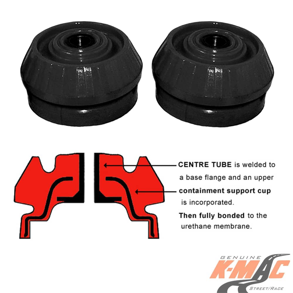 Holden 201718-1J Front <br />Commodore VT, VX, VY, VZ, VE, VF<br /> K-MAC Reinforced Top Strut Mount <br />with Factory bearings