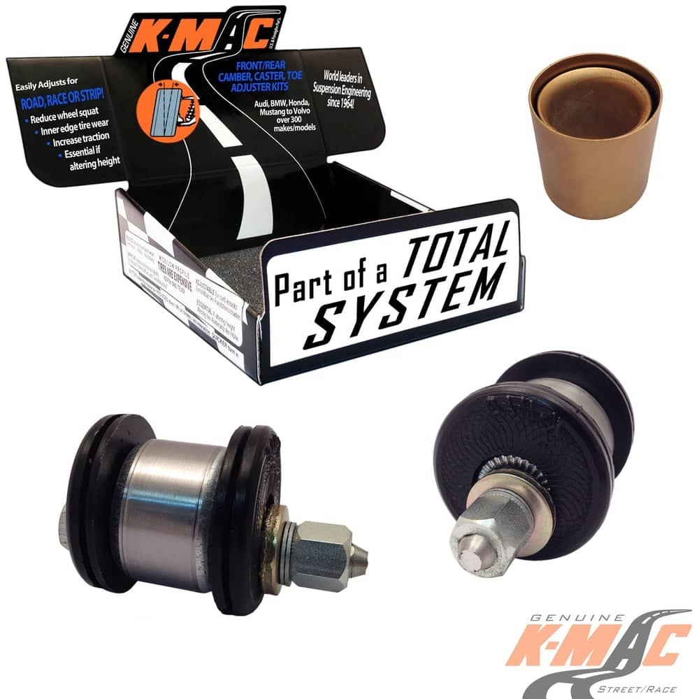 GM Pontiac 201816-1H<br /> G8/ SS (’07- ’17)<br /> ( Pair )<br />Front Camber Lower Arm Inner Bushes <br />Ultimate “Mono Ball / Self Aligning” – Allowing also “Tauter Response / Maximum Traction” – By allowing arms to Still travel through their “required suspension arcs” Beware- Don’t be sold substitutes.