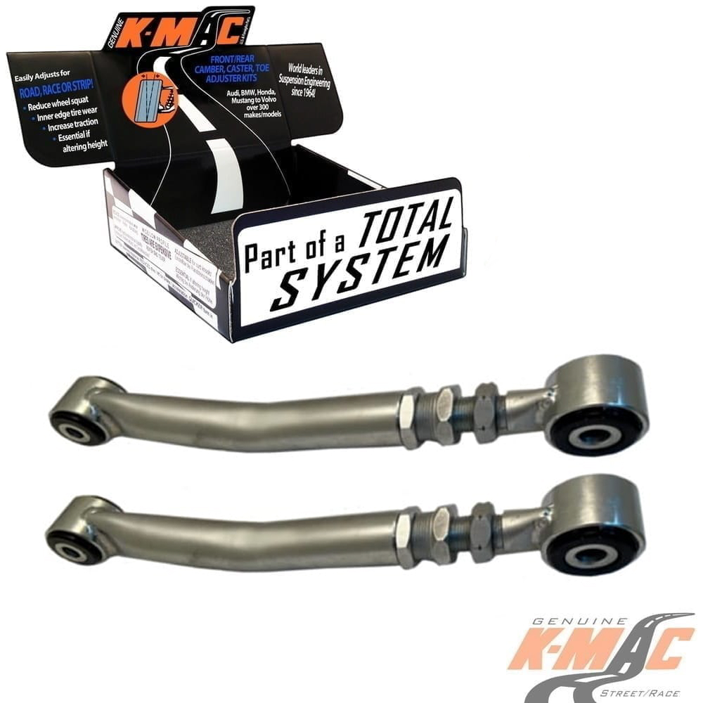Ford 181626 M  REAR<br />Falcon FG, BF, BA, AU (11), TERRITORY <br />Adjustable CAMBER ARMS <br /> K-MAC Ultimate chromoly steel & performance bushings